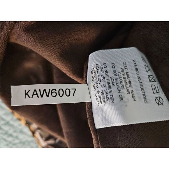 Charlie Holiday cotton neutral abstract Eyler maxi dress. Size M. NWT. - Picture 6 of 6